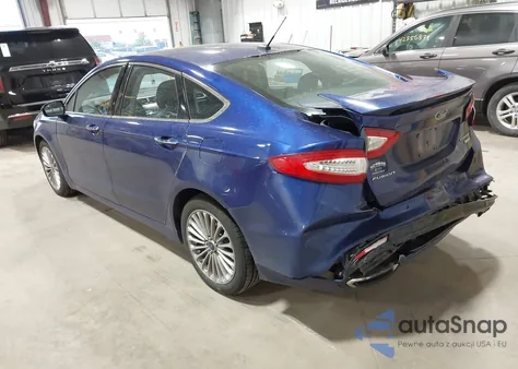 2015 Ford Fusion Titanium из США, поврежденный, VIN 3FA6P0D99FR128055